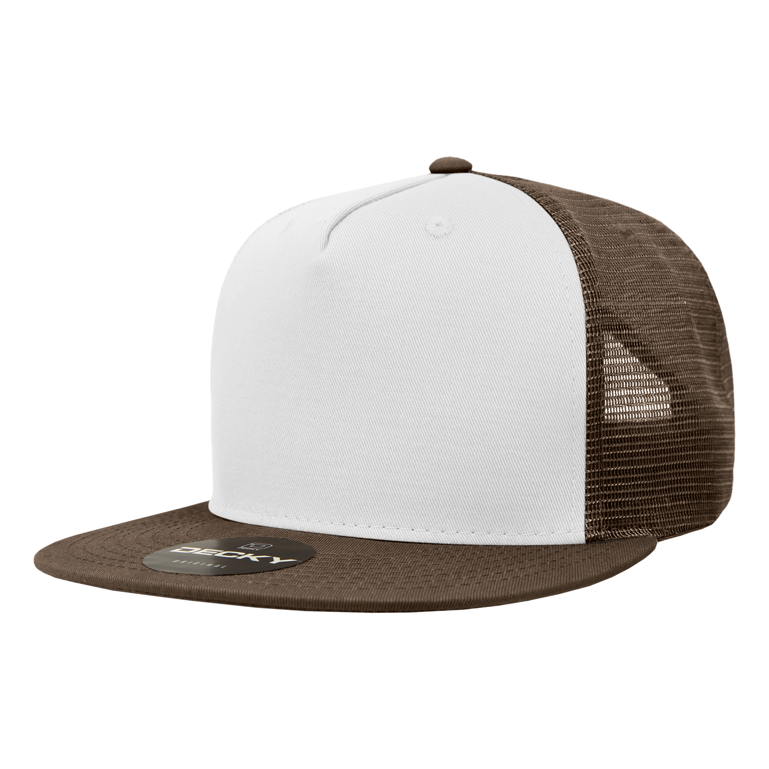 Decky 1040 5 Panel High Profile Structured Cotton Blend Trucker