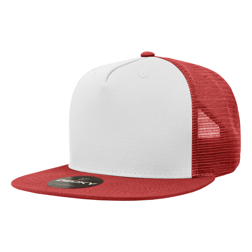 Decky 1040 5 Panel High Profile Structured Cotton Blend Trucker