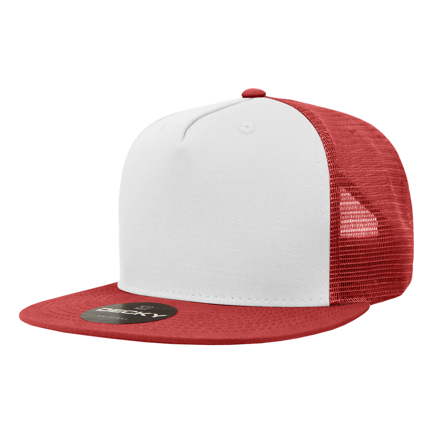Decky 1040 5 Panel High Profile Structured Cotton Blend Trucker