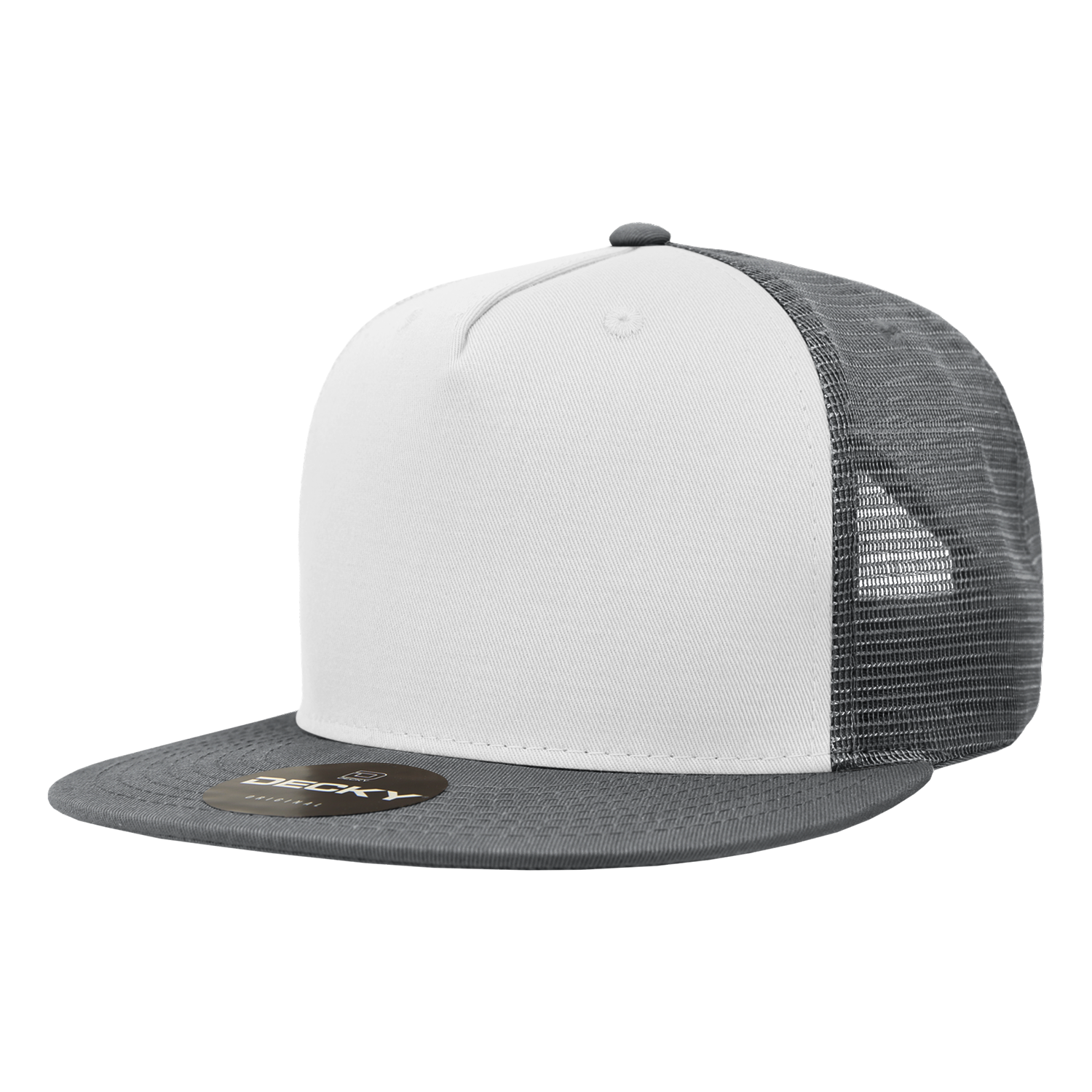 Decky 1040 5 Panel High Profile Structured Cotton Blend Trucker