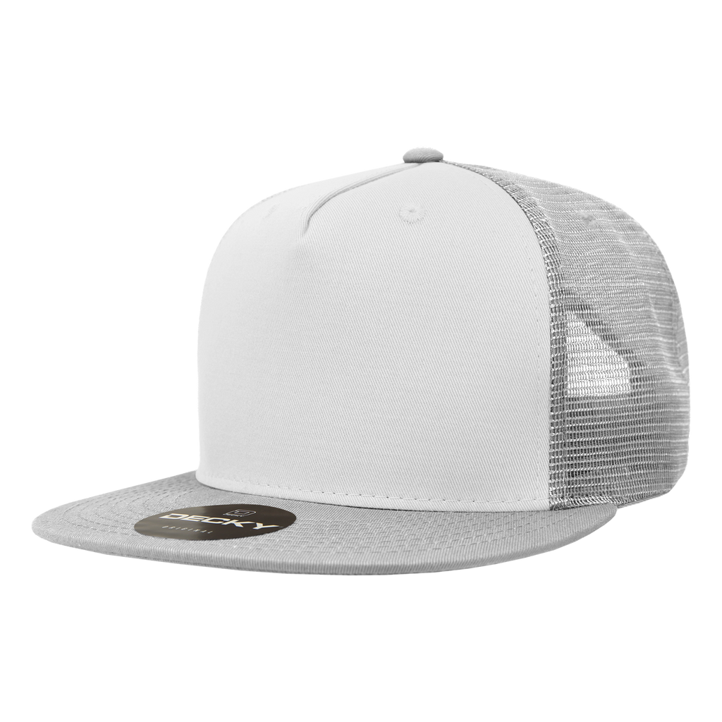 Decky 1040 5 Panel High Profile Structured Cotton Blend Trucker