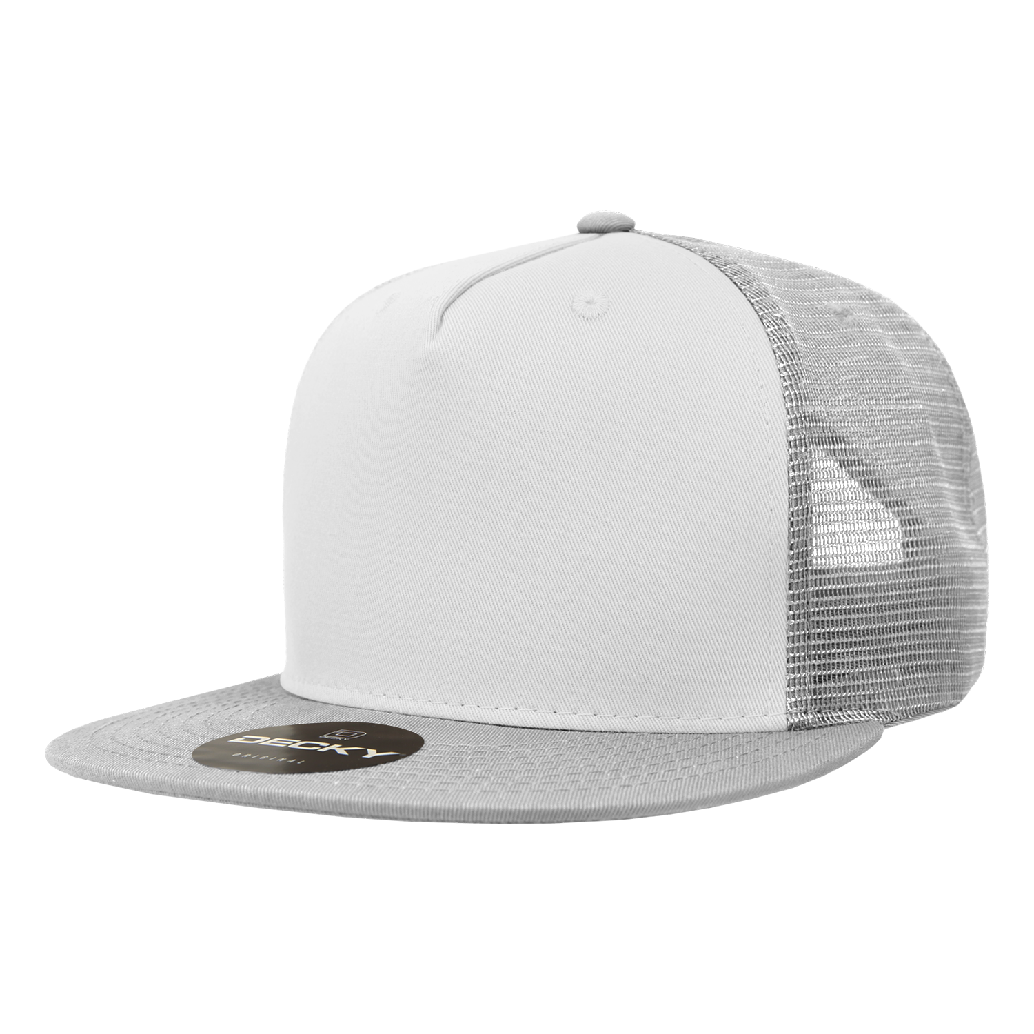 Decky 1040 5 Panel High Profile Structured Cotton Blend Trucker