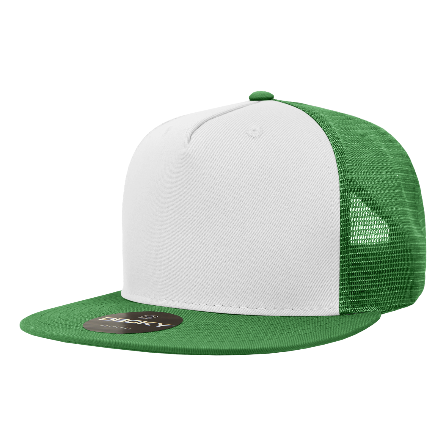 Decky 1040 5 Panel High Profile Structured Cotton Blend Trucker