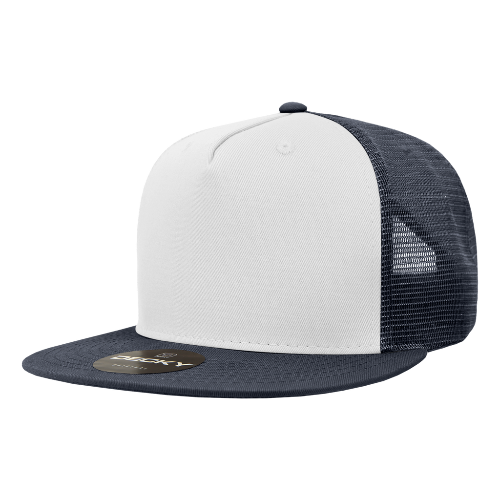 Decky 1040 5 Panel High Profile Structured Cotton Blend Trucker