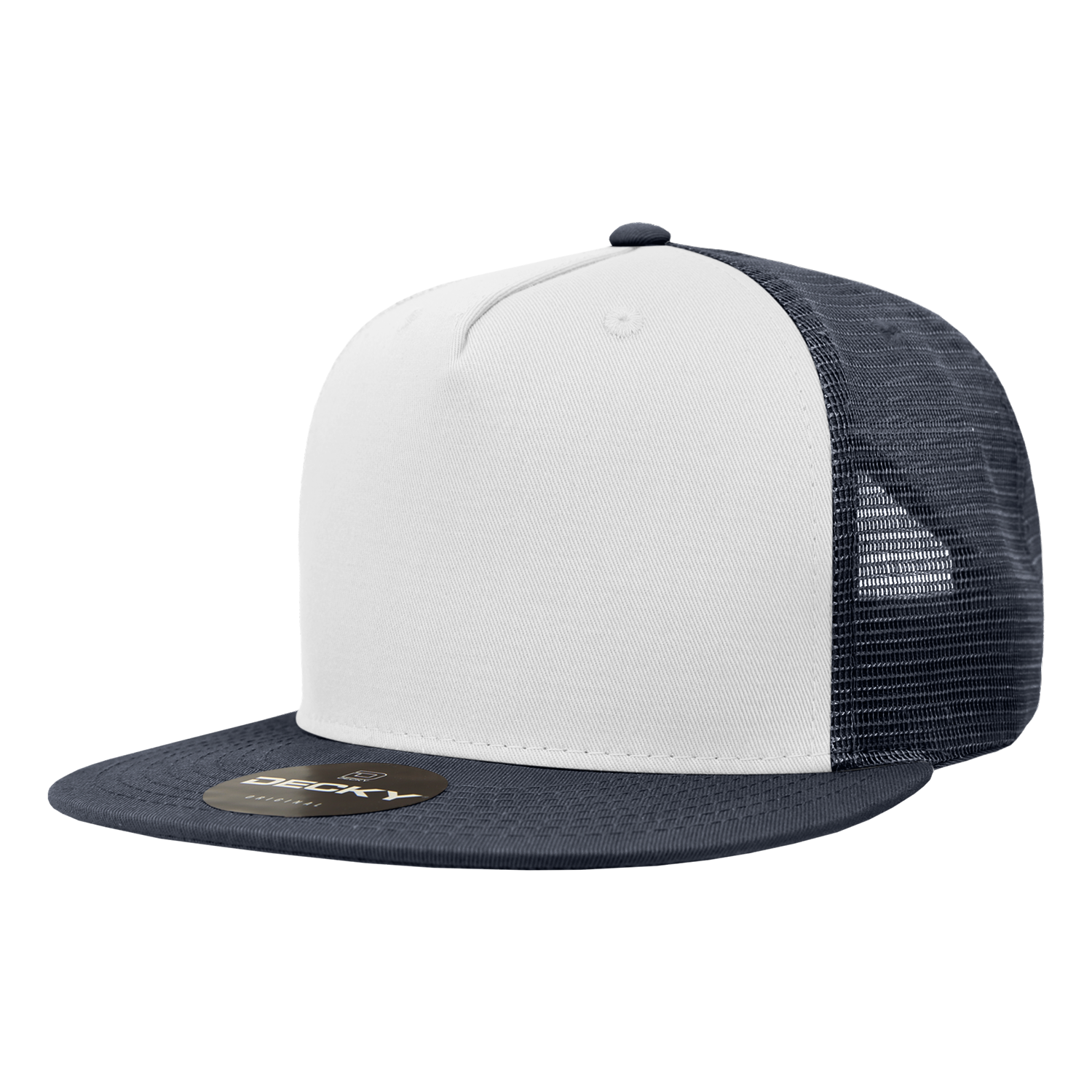 Decky 1040 5 Panel High Profile Structured Cotton Blend Trucker