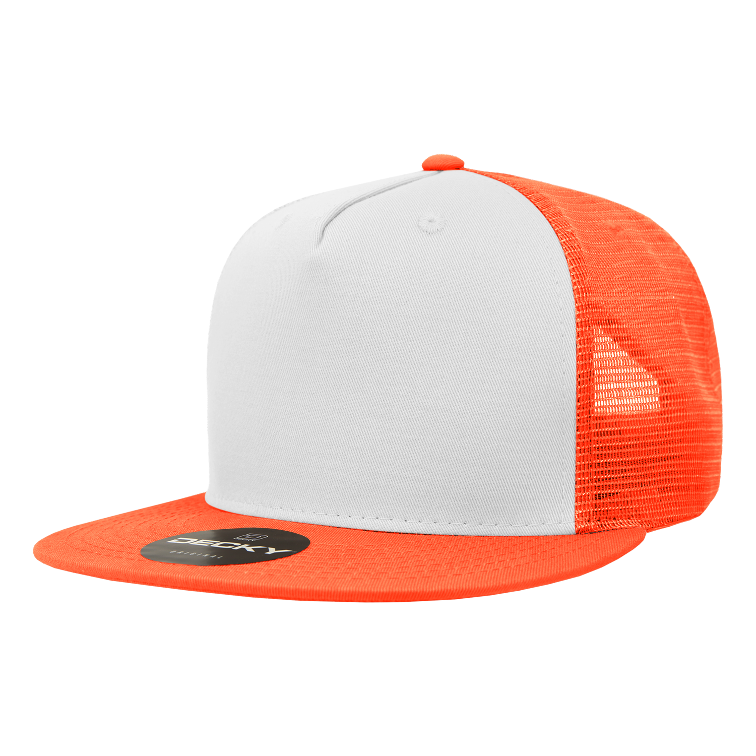 Decky 1040 5 Panel High Profile Structured Cotton Blend Trucker
