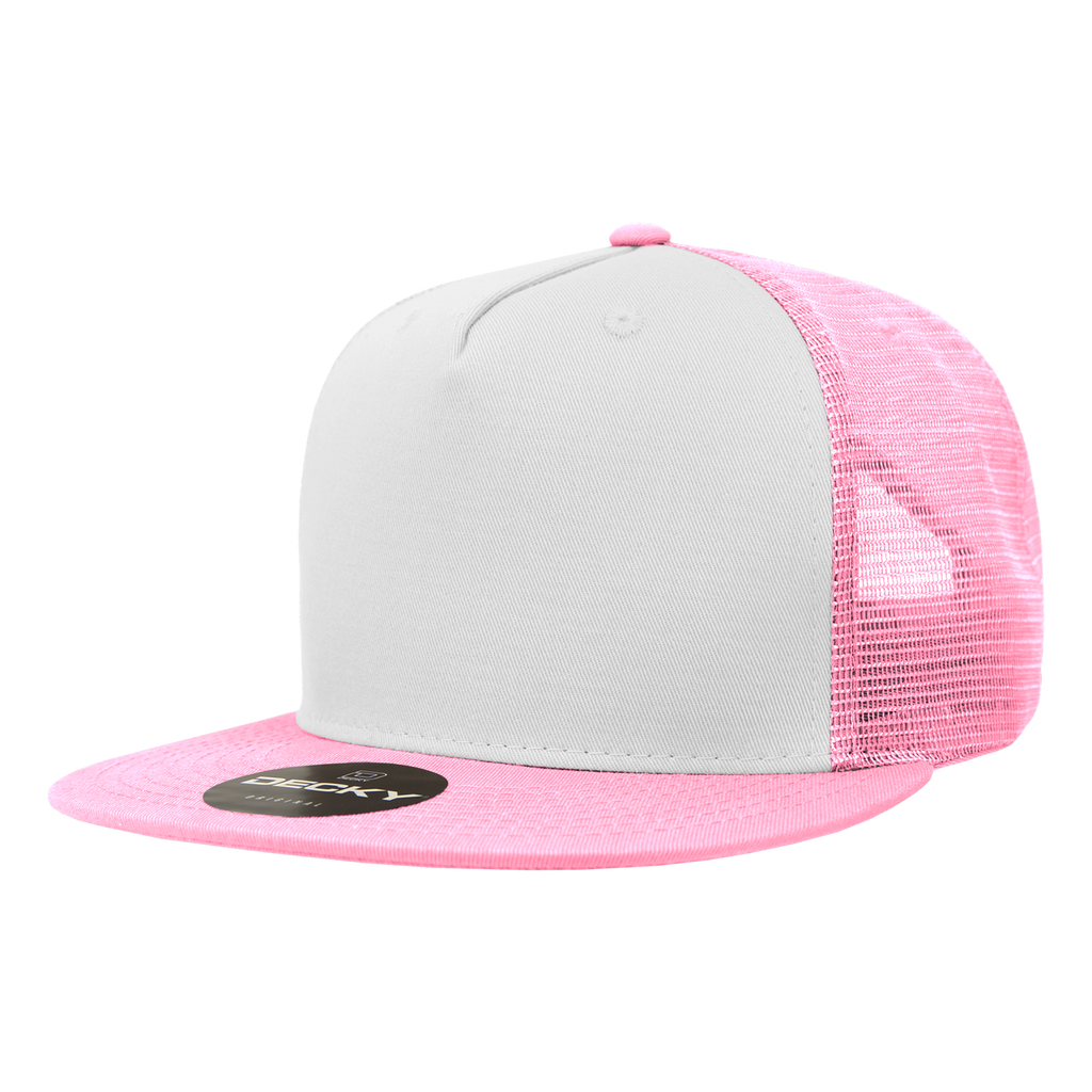Decky 1040 5 Panel High Profile Structured Cotton Blend Trucker