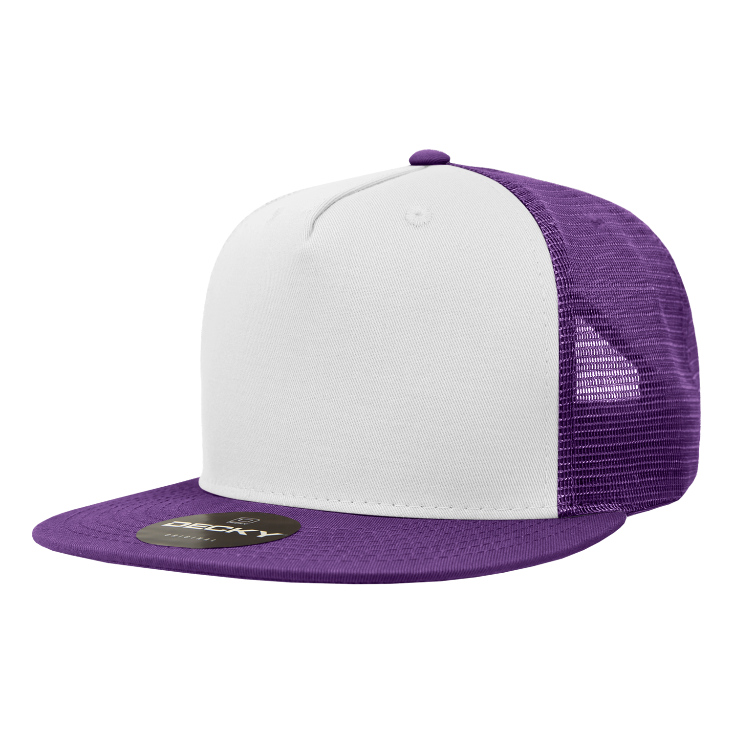 Decky 1040 5 Panel High Profile Structured Cotton Blend Trucker