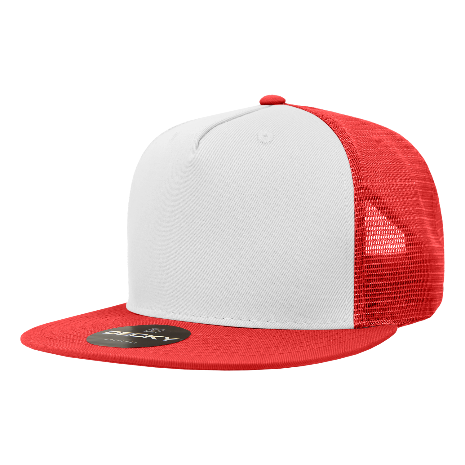 Decky 1040 5 Panel High Profile Structured Cotton Blend Trucker