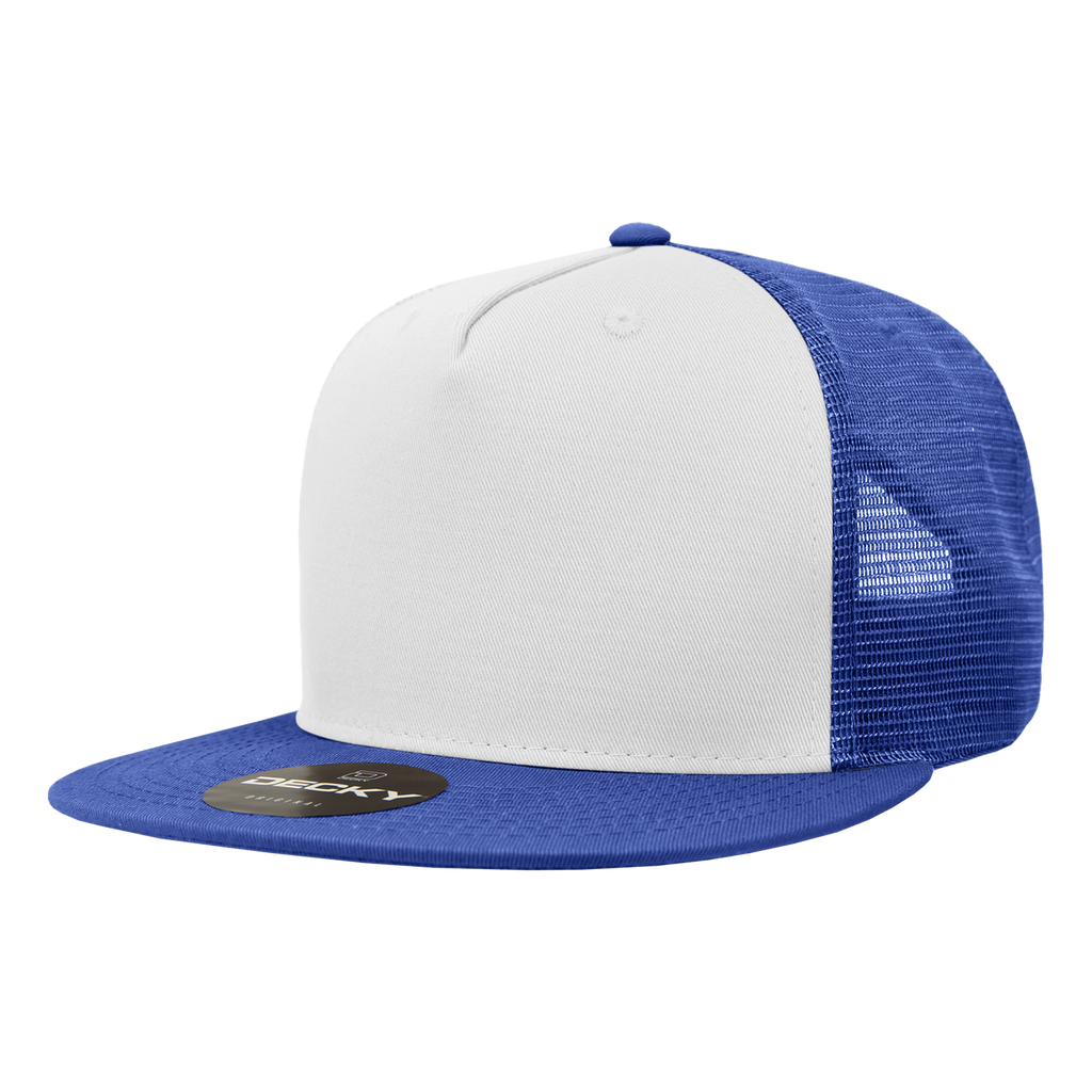 Decky 1040 5 Panel High Profile Structured Cotton Blend Trucker