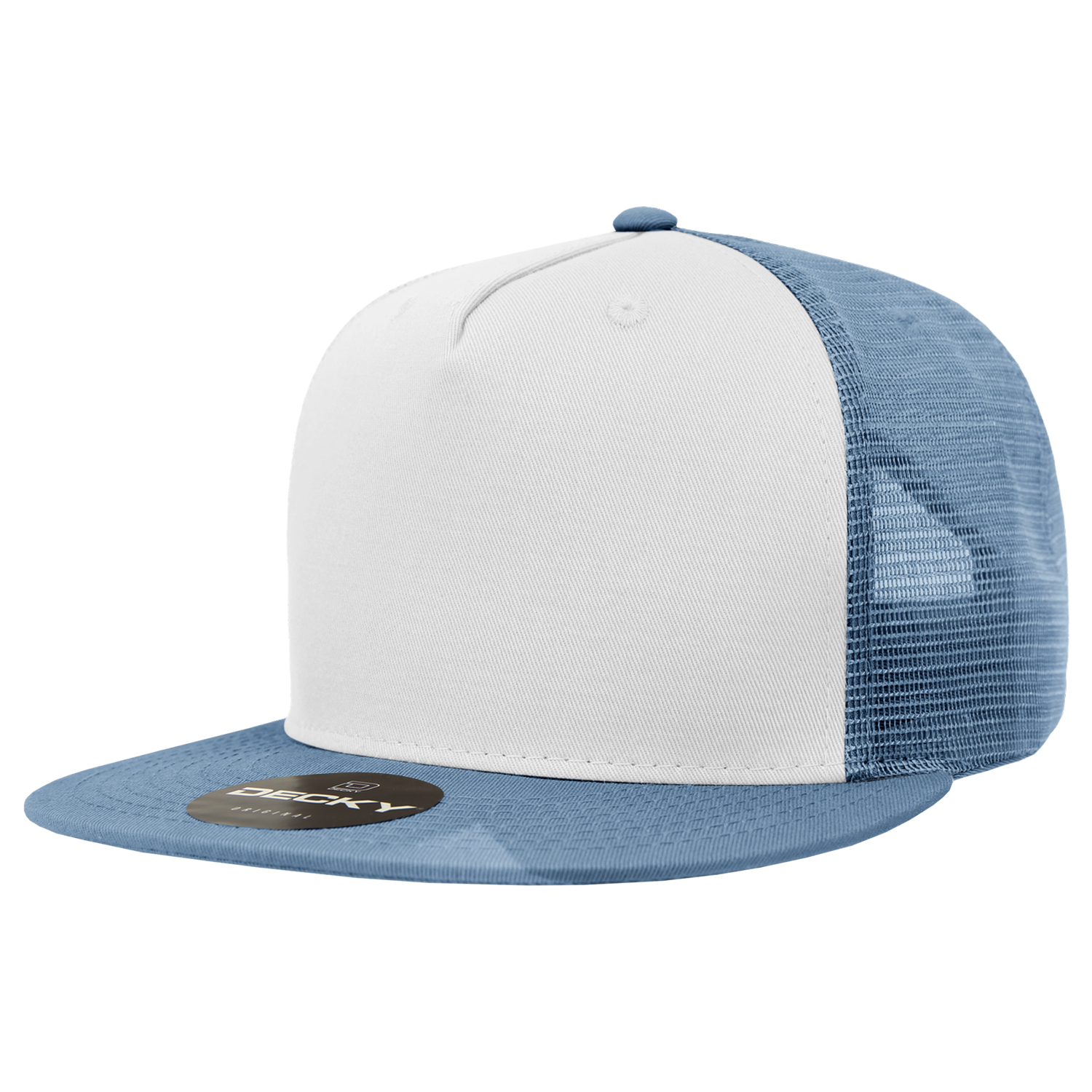 Decky 1040 5 Panel High Profile Structured Cotton Blend Trucker