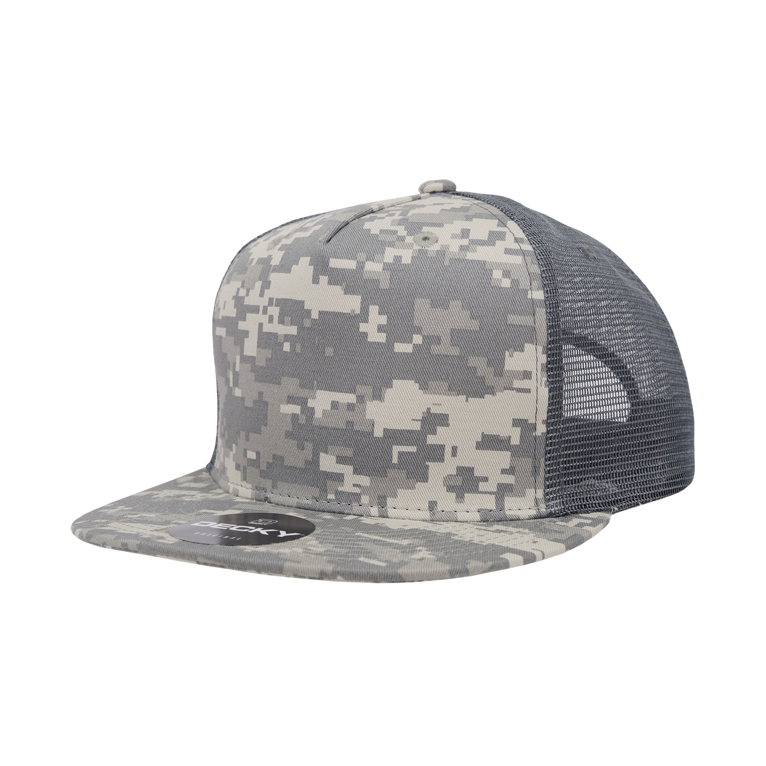Decky 1040 5 Panel High Profile Structured Cotton Blend Trucker
