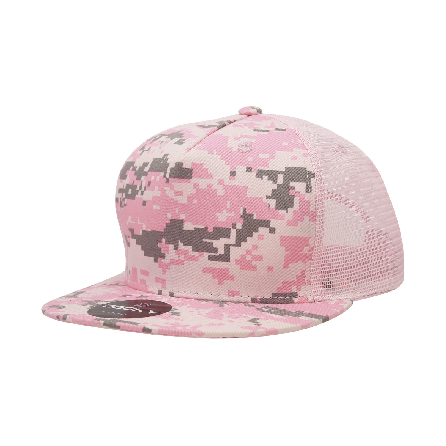 Decky 1040 5 Panel High Profile Structured Cotton Blend Trucker