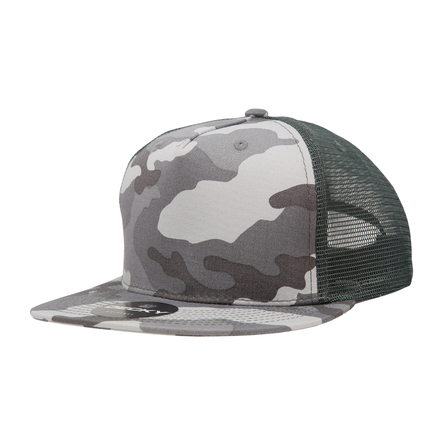 Decky 1040 5 Panel High Profile Structured Cotton Blend Trucker