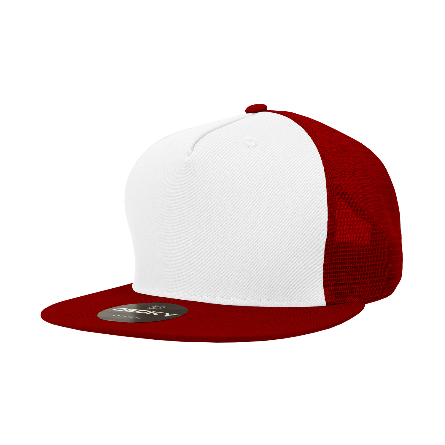 Decky 1040 5 Panel High Profile Structured Cotton Blend Trucker