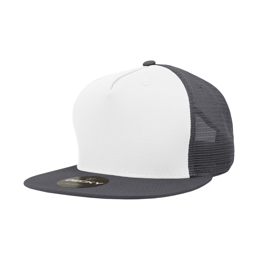Decky 1040 5 Panel High Profile Structured Cotton Blend Trucker