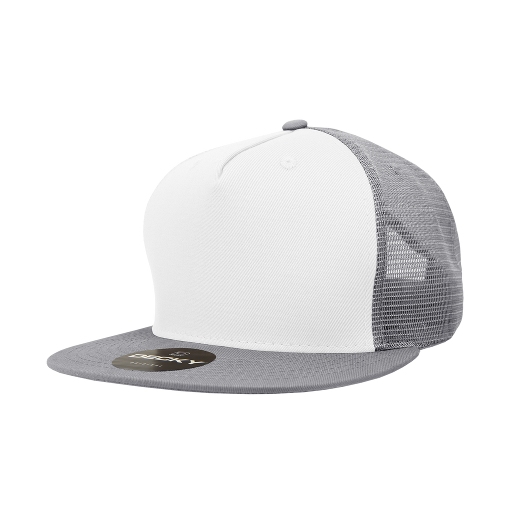 Decky 1040 5 Panel High Profile Structured Cotton Blend Trucker