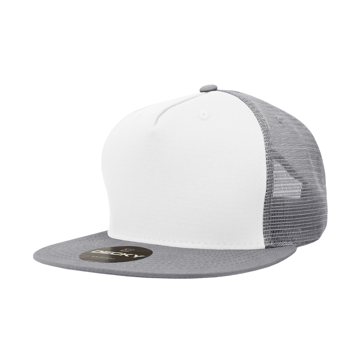 Decky 1040 5 Panel High Profile Structured Cotton Blend Trucker