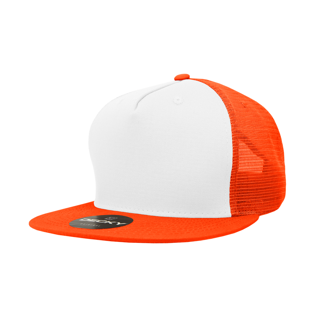Decky 1040 5 Panel High Profile Structured Cotton Blend Trucker
