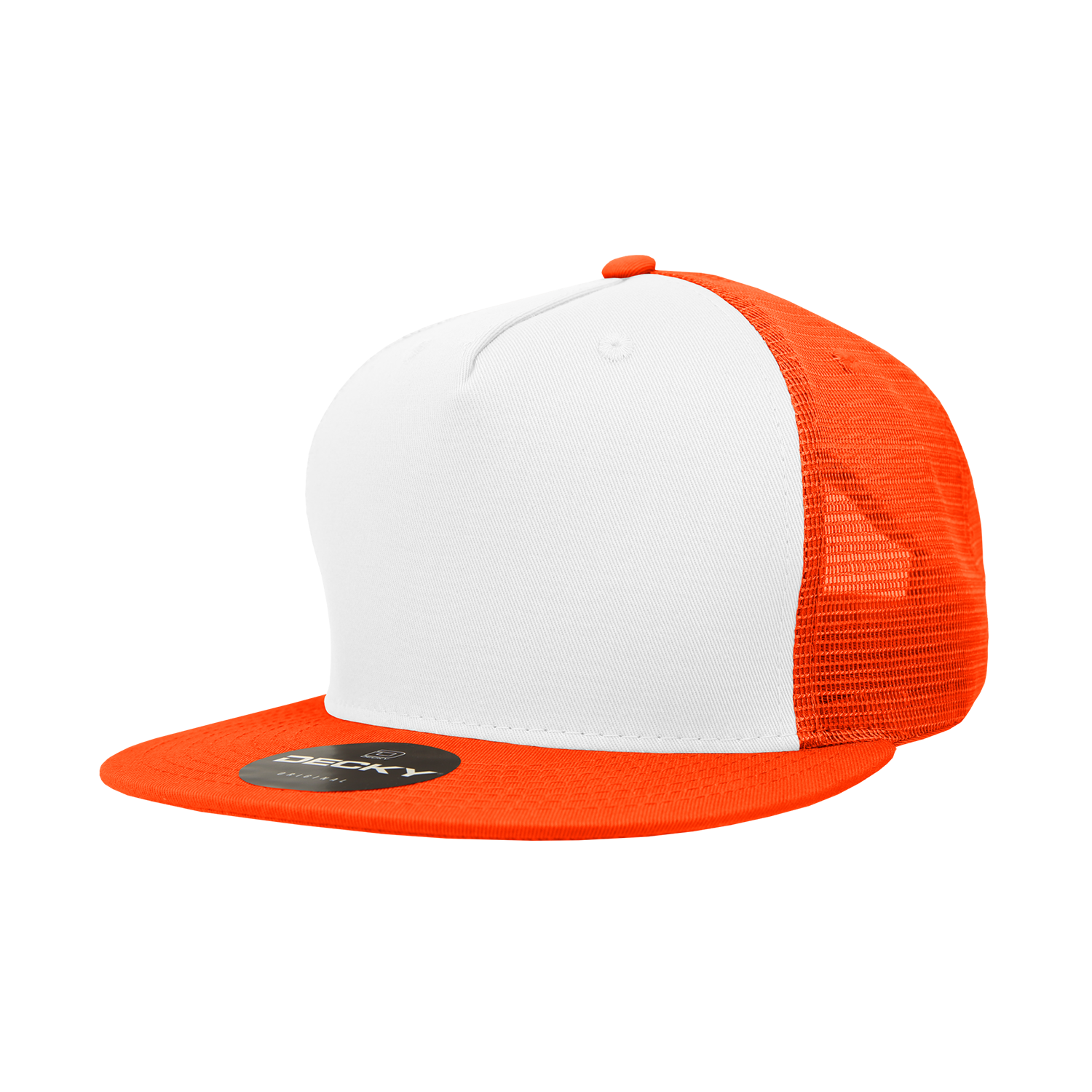 Decky 1040 5 Panel High Profile Structured Cotton Blend Trucker