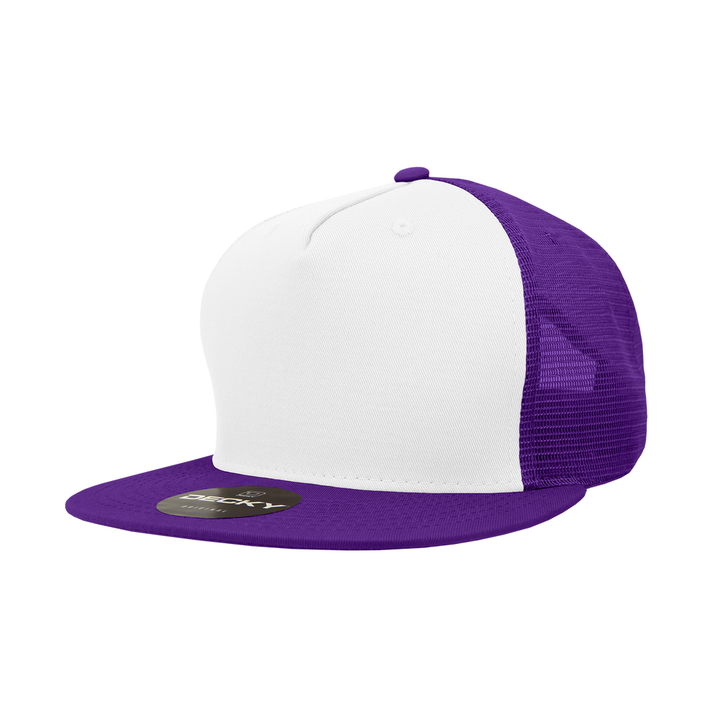 Decky 1040 5 Panel High Profile Structured Cotton Blend Trucker