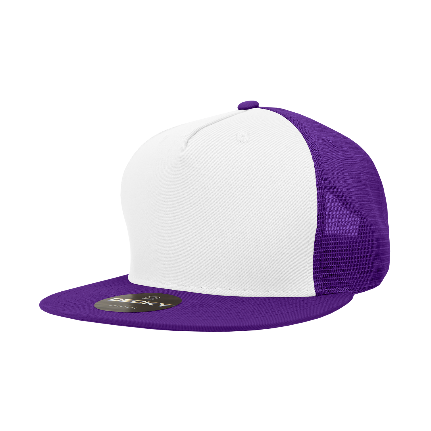 Decky 1040 5 Panel High Profile Structured Cotton Blend Trucker