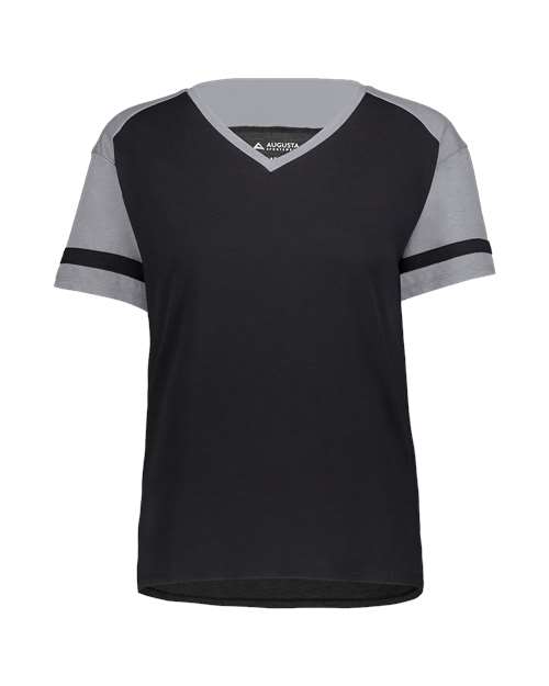 Augusta Sportswear 2914 Women's Triblend Fanatic 2.0 V-Neck T-Shirt