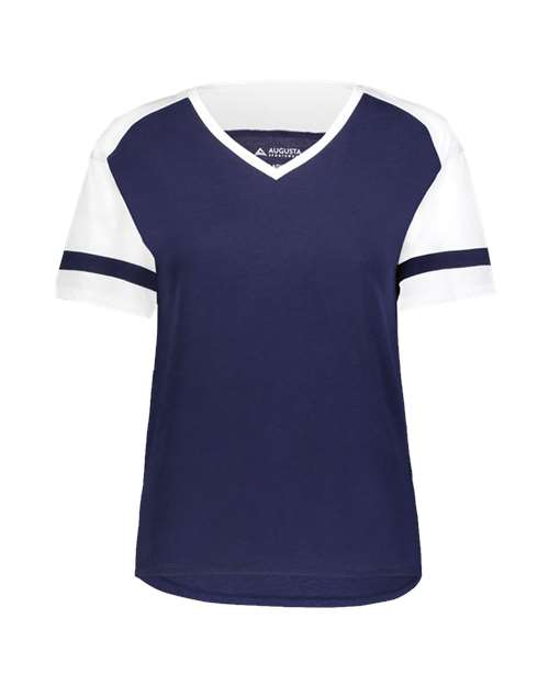 Augusta Sportswear 2914 Women's Triblend Fanatic 2.0 V-Neck T-Shirt