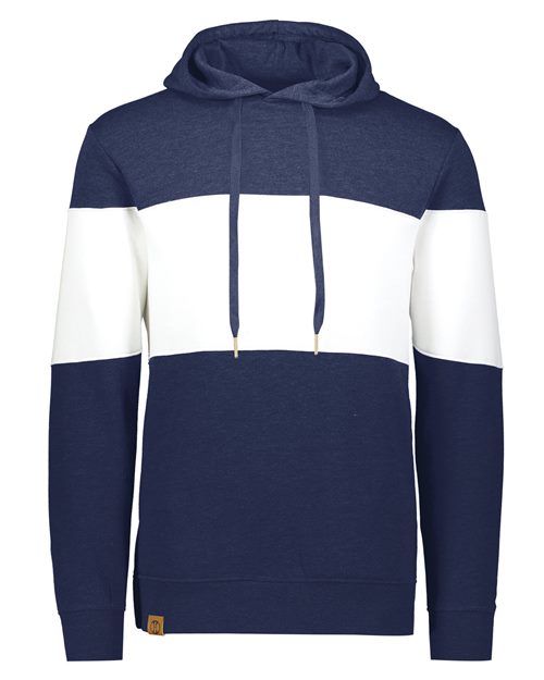 Holloway 229563 Men's All-American Fleece Colorblocked Hooded Sweatshirt