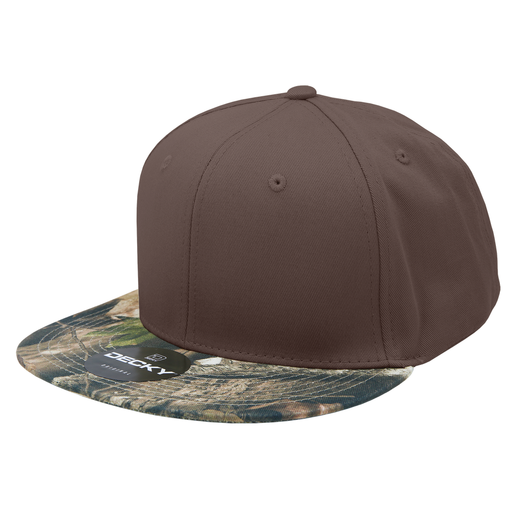 Decky 1047 6 Panel High Profile Structured Camo Snapback, ACU/ACU/ACU,          ACU