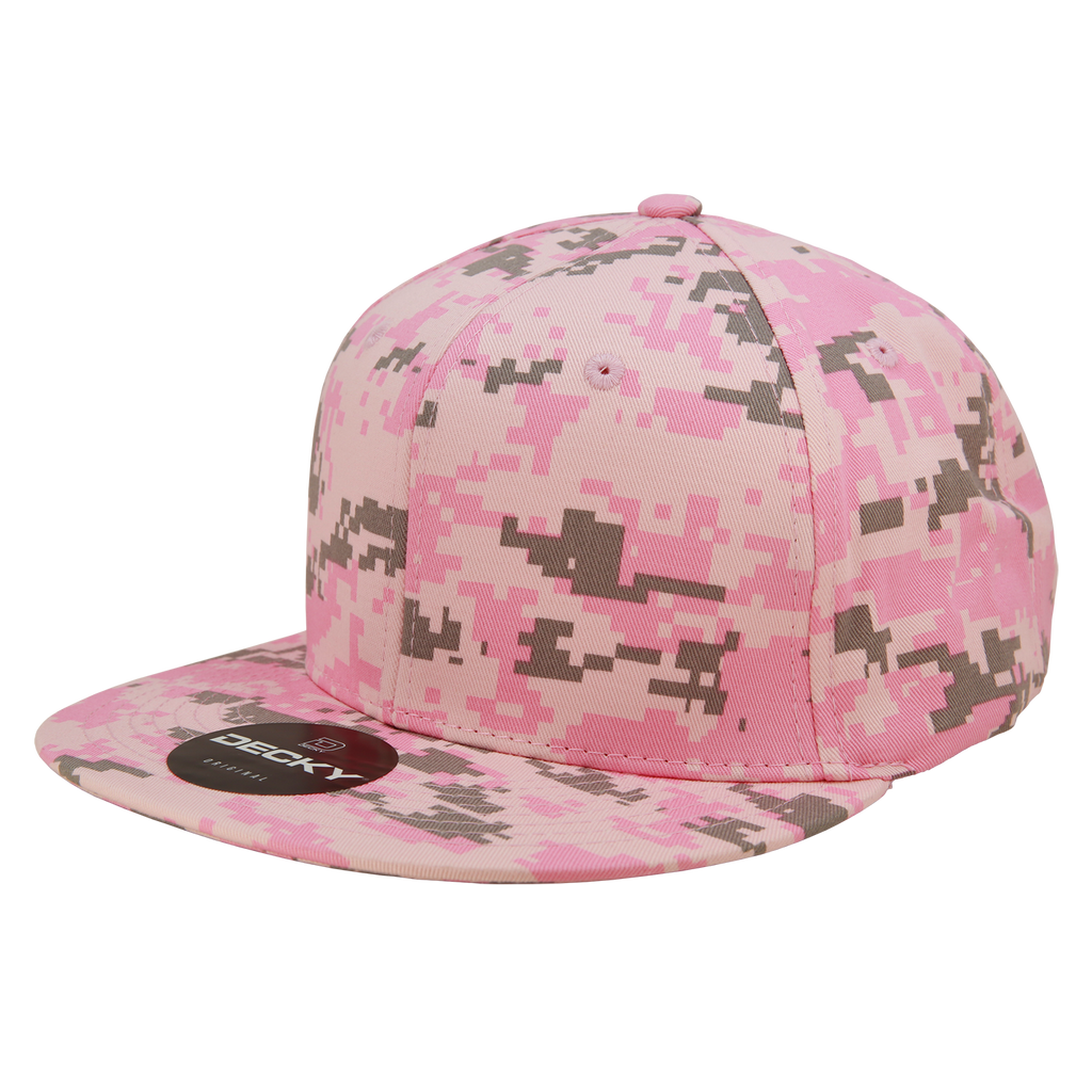 Decky 1047 6 Panel High Profile Structured Camo Snapback, ACU/ACU/ACU,          ACU