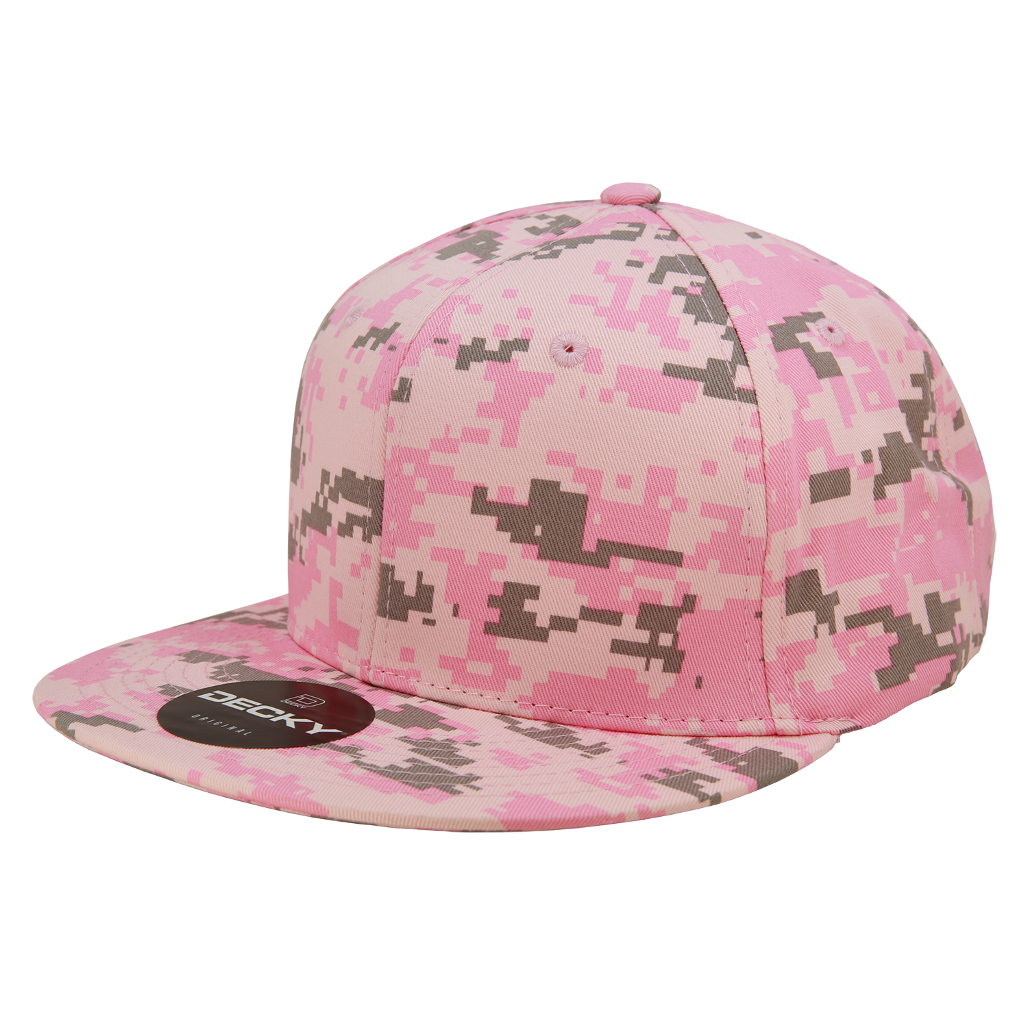 Decky 1047 6 Panel High Profile Structured Camo Snapback, ACU/ACU/ACU,          ACU