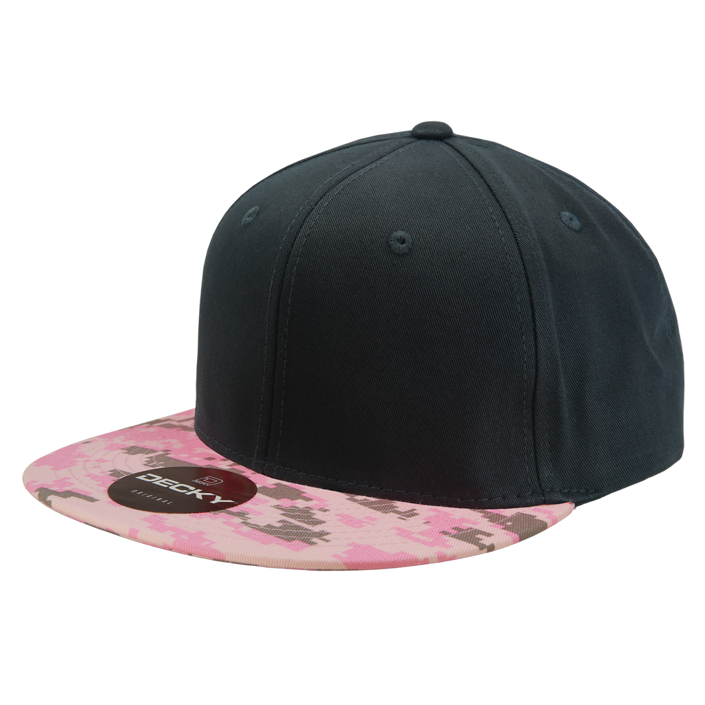 Decky 1047 6 Panel High Profile Structured Camo Snapback, ACU/ACU/ACU,          ACU