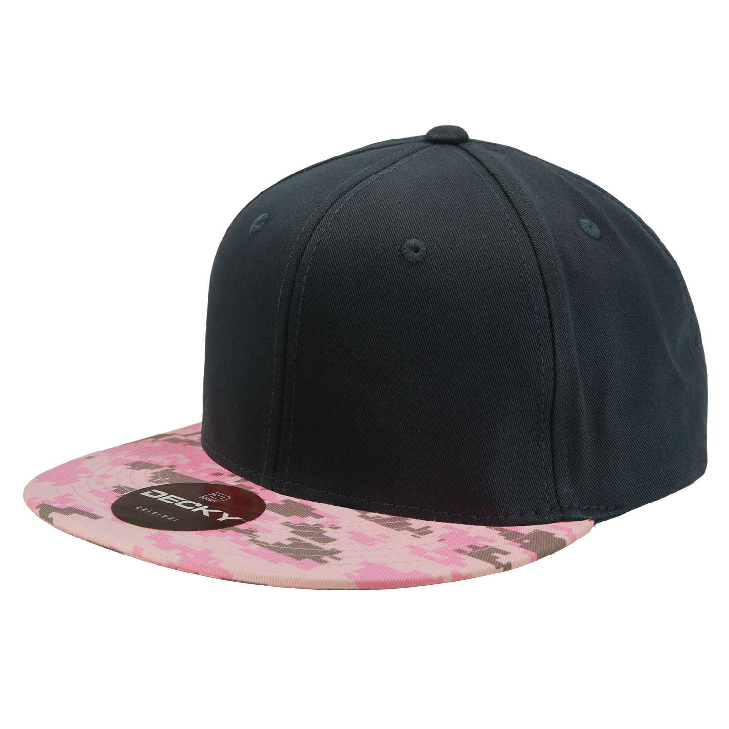 Decky 1047 6 Panel High Profile Structured Camo Snapback, ACU/ACU/ACU,          ACU