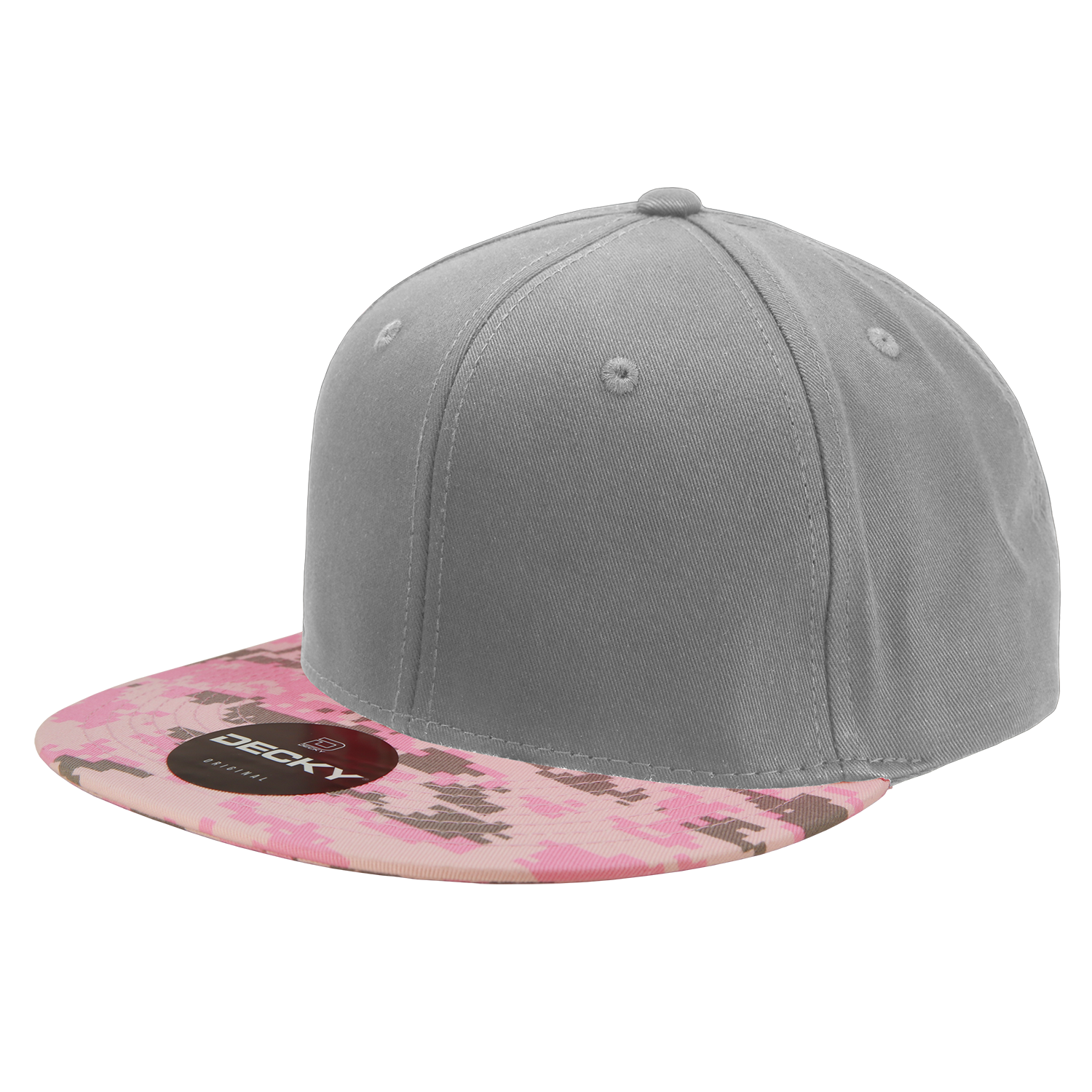 Decky 1047 6 Panel High Profile Structured Camo Snapback, ACU/ACU/ACU,          ACU