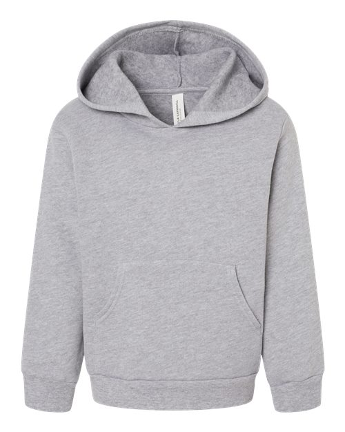 BELLA + CANVAS 3719T Toddler Sponge Fleece Pullover Hoodie Sweatshirt