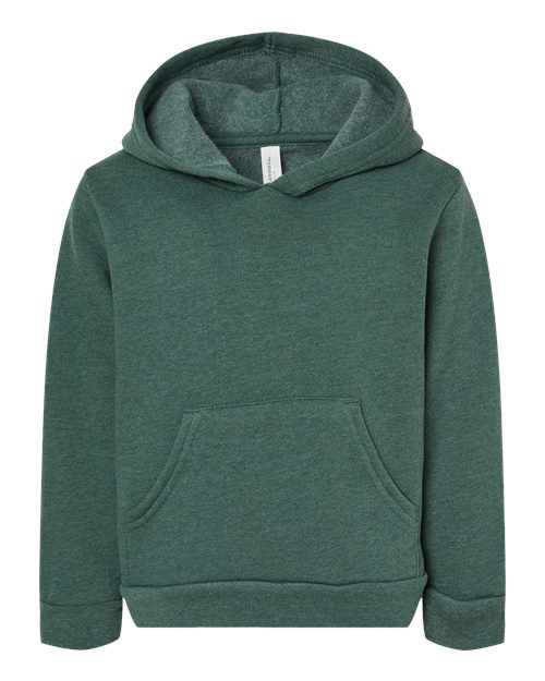 BELLA + CANVAS 3719T Toddler Sponge Fleece Pullover Hoodie Sweatshirt