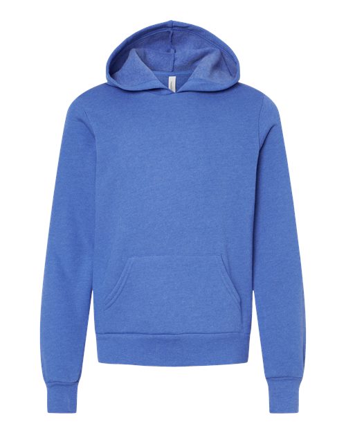 BELLA + CANVAS 3719Y Youth Sponge Fleece Hoodie Sweatshirt