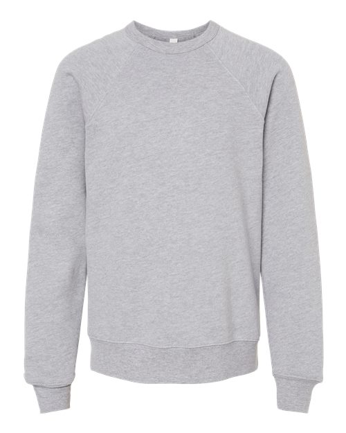BELLA + CANVAS 3901Y Youth Sponge Fleece Crewneck Sweatshirt