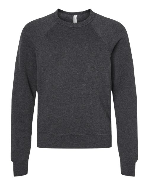 BELLA + CANVAS 3901Y Youth Sponge Fleece Crewneck Sweatshirt