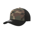 Decky 1048 6 Panel Mid Profile Structured Camo Cap