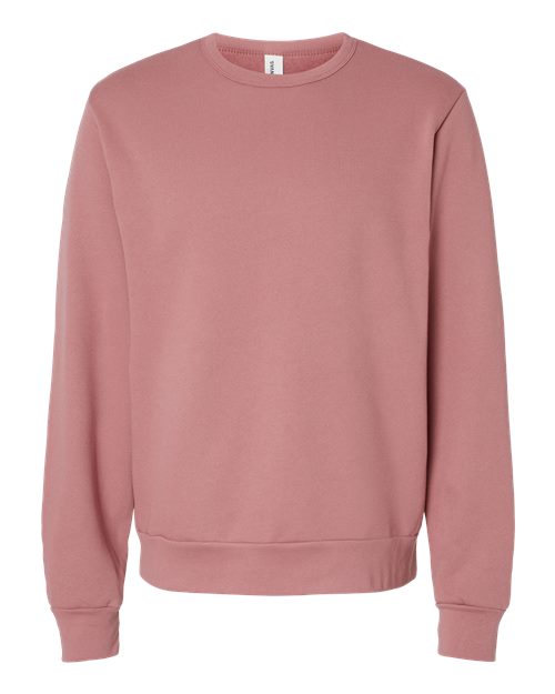 BELLA + CANVAS 3911 Unisex Sponge Fleece Classic Crewneck Sweatshirt