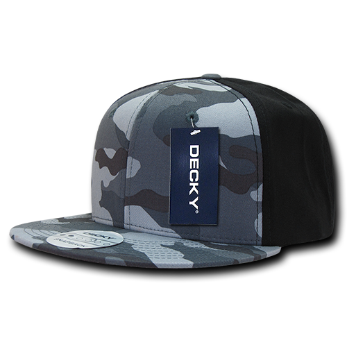 Decky 1049 6 Panel High Profile Structured Camo Snapback