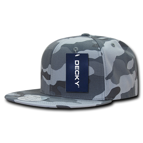 Decky 1049 6 Panel High Profile Structured Camo Snapback