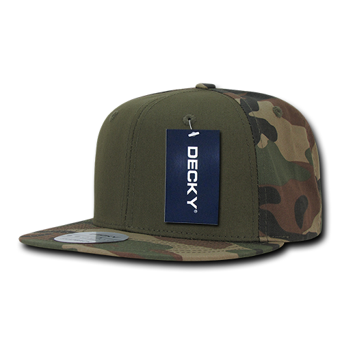 Decky 1049 6 Panel High Profile Structured Camo Snapback
