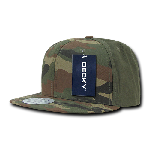 Decky 1049 6 Panel High Profile Structured Camo Snapback