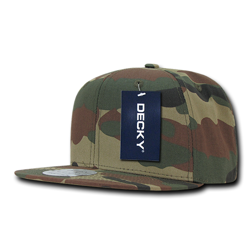 Decky 1049 6 Panel High Profile Structured Camo Snapback