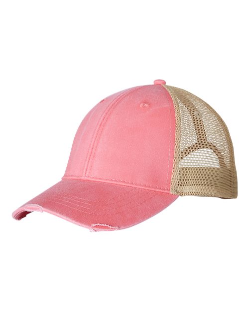 Adams Headwear OL102 Ollie Distressed Trucker Cap