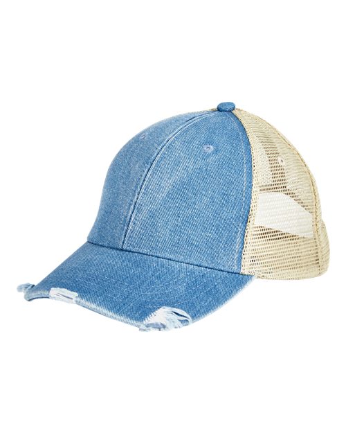 Adams Headwear OL102 Ollie Distressed Trucker Cap