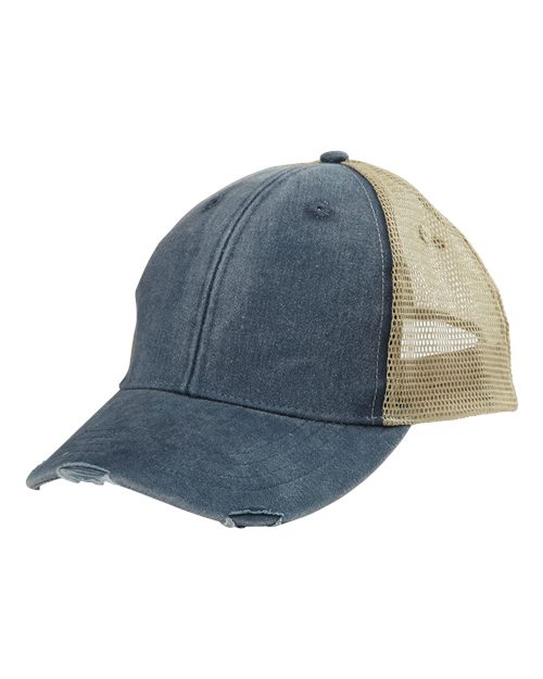 Adams Headwear OL102 Ollie Distressed Trucker Cap